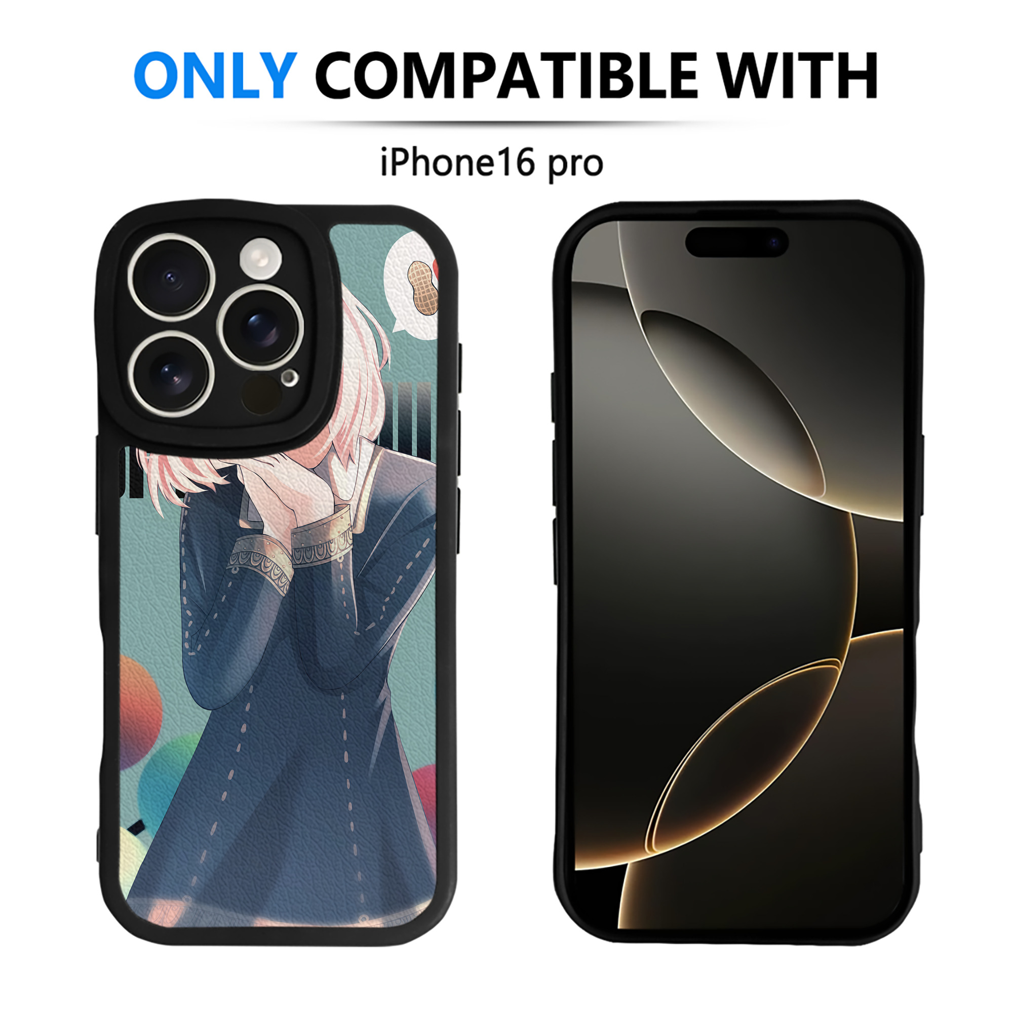 （画像用） SPY×FAMILY间谍家家酒 【iPhone 16シリーズ対応】シリコンスマホケース（レザー調） 材質：シリコン